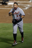 Detroit Tigers v Texas Rangers - Playoffs Game Six  Arlington  TX - October 15: Miguel Cabrera