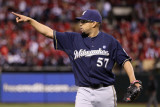 Milwaukee Brewers v St Louis Cardinals - Game Four  St Louis  MO - October 13: Francisco Rodriguez