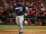 Milwaukee Brewers v St Louis Cardinals - Game Five  St Louis  MO - October 14: Prince Fielder