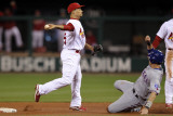 Texas Rangers v St Louis Cardinals  St Louis  MO - Oct 27: Rafael Furcal and Michael Young