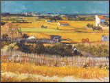 Harvest at Arles  c1888