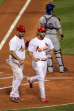 Game 7 - Rangers v Cardinals  St Louis  MO - October 28: Lance Berkman and Albert Pujols