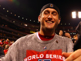 2011 World Series Game 7 - Rangers v Cardinals  St Louis  MO - October 28: David Freese