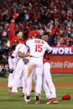 Game 7 - Rangers v Cardinals  St Louis  MO - October 28: Rafael Furcal and Octavio Dotel