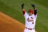 2011 World Series Game 7 - Rangers v Cardinals  St Louis  MO - October 28: Yadier Molina