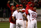 Game 7 - Rangers v Cardinals  St Louis  MO - October 28: Rafael Furcal and Albert Pujols