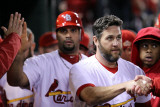 Game 7 - Rangers v Cardinals  St Louis  MO - October 28: Lance Berkman and Albert Pujols