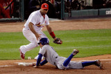 Game 7 - Rangers v Cardinals  St Louis  MO - October 28: Ian Kinsler and Albert Pujols