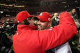 Game 7 - Rangers v Cardinals  St Louis  MO - October 28: Albert Pujols and Tony La Russa