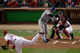 Game 7 - Rangers v Cardinals  St Louis  MO - October 28: Josh Hamilton and Chris Carpenter