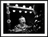 Charlie Chaplin at Dressing Room Mirror  Giving Himself a Wide Grin