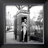 Lucinda in a Telephone Box  London  1959