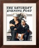 "Thinking of the Girl Back Home" Saturday Evening Post Cover  January 18 1919
