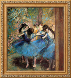 Dancers in Blue  c1895