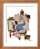 "Triple Self-Portrait"  February 13 1960