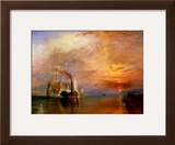 The "Fighting Temeraire" Tugged to Her Last Berth to be Broken Up  Before 1839