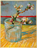 Blossoming Almond Branch in a Glass  c1888