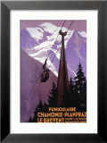 Chamonix-Mont Blanc  France - Funicular Railway to Brevent Mt