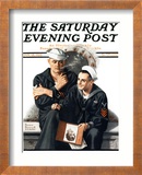 "Thinking of the Girl Back Home" Saturday Evening Post Cover  January 18 1919
