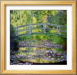 The Waterlily Pond with the Japanese Bridge  1899