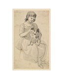 Girl with a dog