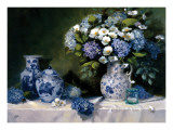Hydrangeas and Delft