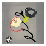 Floral Composition with Damask Sphere