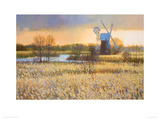 Passing Storm over Turf Fen Mill