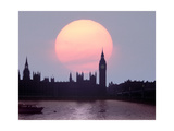 England  London: Evening over Houses of Parliament II