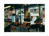 Diner With Two Figures