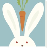 Peek-a-Boo I  Rabbit