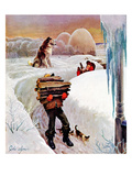 "Gathering Wood"  January 27  1951