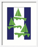 Green Sail Boats