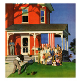 "Family Portrait on the Fourth"  July 5  1952