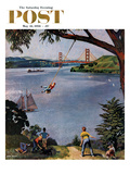 "San Francisco Bay Boys" Saturday Evening Post Cover  May 26  1956