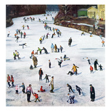 "Fox River Ice-Skating"  January 11  1958
