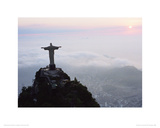 Christ Statue  Mt Corcovado  Brazil