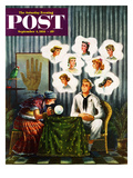 "Which One" Saturday Evening Post Cover  September 4  1954