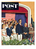 "High School Commencement Address" Saturday Evening Post Cover  June 14  1952