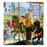 "Amusement Park Carousel"  August 9  1958