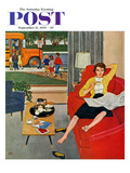 "Morning Coffee Break" Saturday Evening Post Cover  September 12  1959