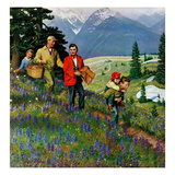 "Hiking in Mountains"  May 31  1952