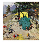 "Making Camp"  July 19  1958