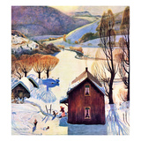 "Snow on the Farm"  December 22  1956