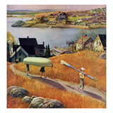 "Children with Rowboat"  October 31  1953