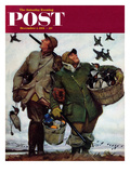 "Nothing but Decoys" Saturday Evening Post Cover  December 1  1951
