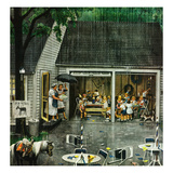 "Rain-out Birthday Party"  May 22  1954
