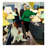 "St Bernard in Lamp Shop"  October 25  1952