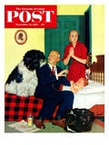 "Dr and the Dog" Saturday Evening Post Cover  November 21  1953