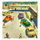 "Flat Tire at the Beach"  July 23  1955